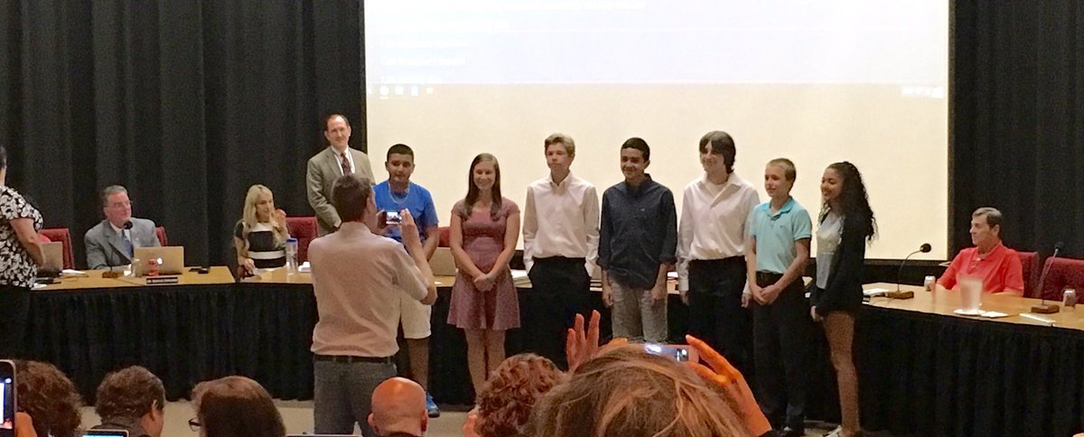 WeidnerLynn's tweet photo. @MrsHriniak - Steelworkers Essay Contest winners recognized at tonight's school board meeting https://t.co/PYYnKjfKgJ