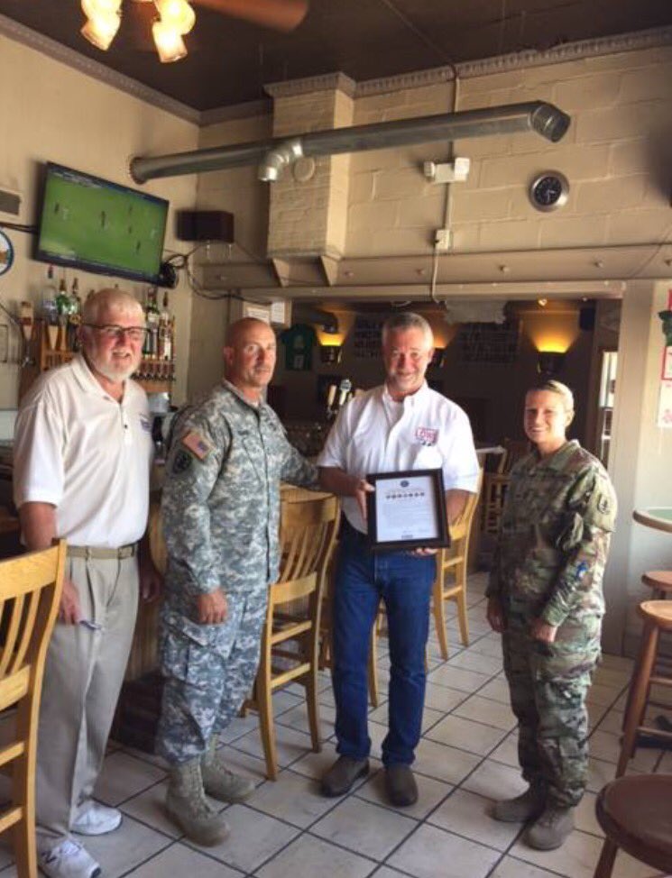 Proud to support the National Guard and Reserves.  Thank you to the Patriots who protect our community and nation.