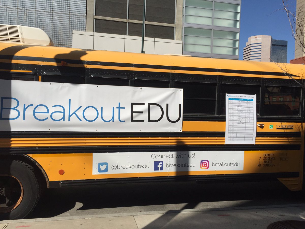 evon_xu's tweet photo. Spotted Breakout bus at ISTE today #CU_STARTALK https://t.co/IzmjjKSQEG