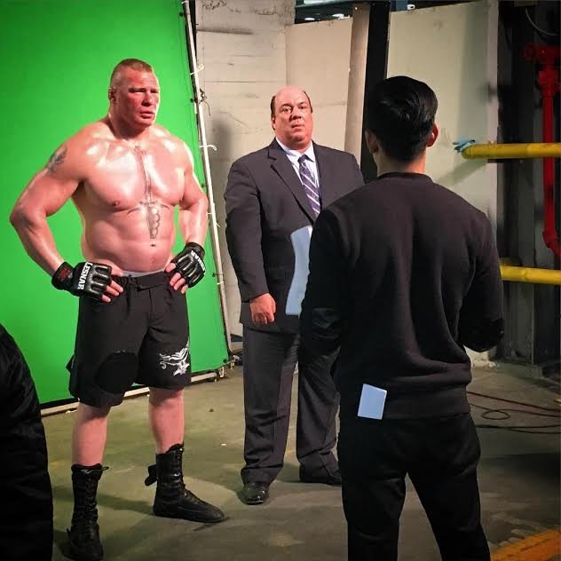 HeymanHustle's tweet image. This is why people should just let ME produce @BrockLesnar! 
#LearnTheHardWay 
@WWE @WWEGames #WWE2K17 #BTS