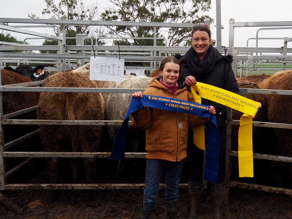 MancheeAg's tweet photo. @RAS_NSW #beefchallenge - MA win the Domestic Class with pen of heifers &amp; place 4th in Export Class. #livestock https://t.co/E5hqtl9esd