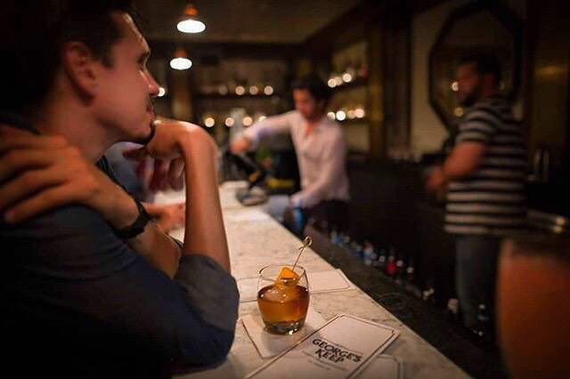 GeorgesKeep's tweet photo. Whatβs a #Monday night without the cap? Come on in for your #cocktail of choice. #GeorgesKeep #satx #northside https://t.co/1wCBIhWHPB