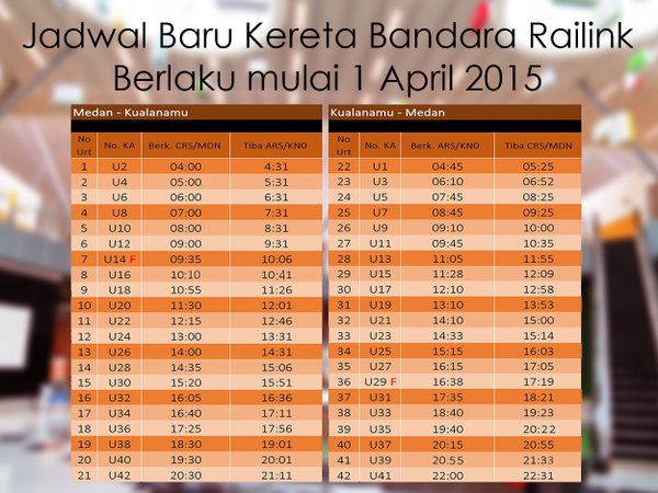 Travellers, berikut ini adalah jadwal #Kabandara Railink silakan di-favorite atau di-retweet railink.co.id/jadwal-kereta