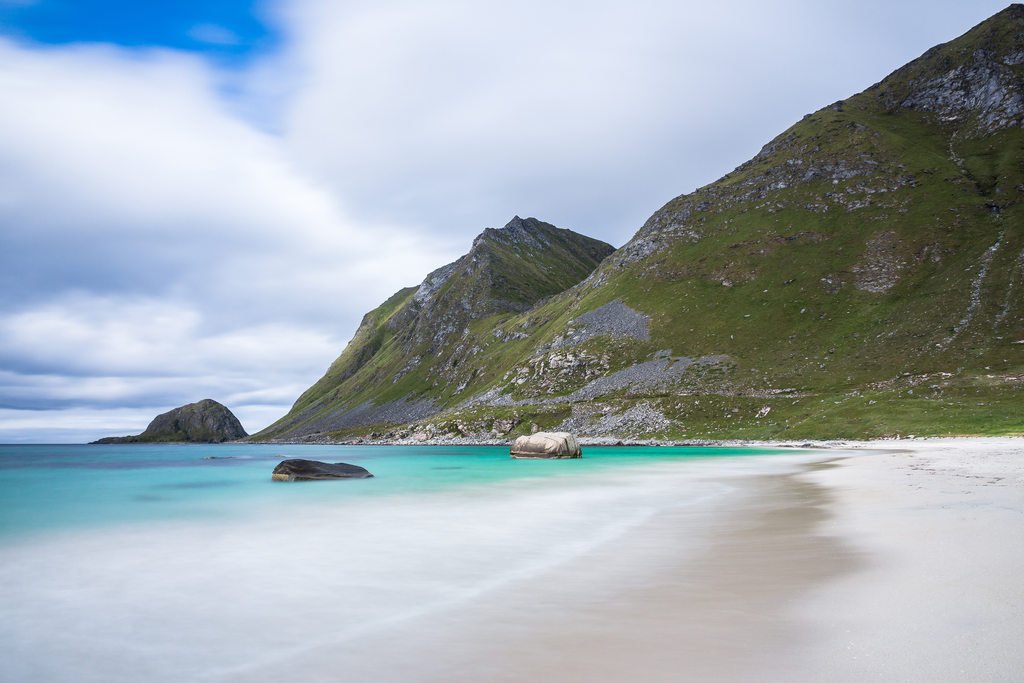 Haukland Beach, Lofoten Norway