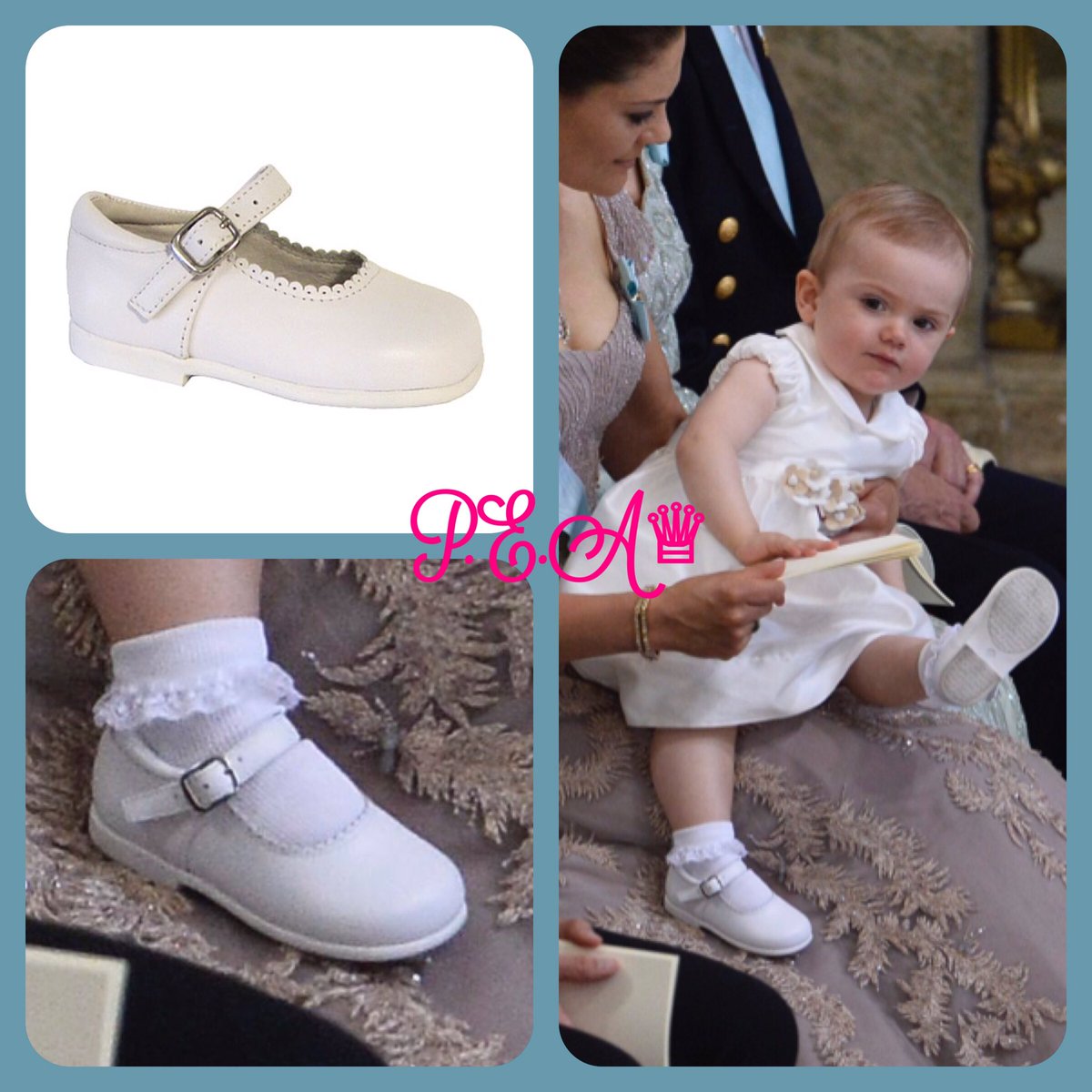 estelle_attire's tweet photo. #PrincessEstelle wearing shoes from the #Spanish brand #DBebe https://t.co/jMyOhPQs2B