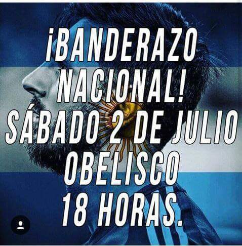 nosoykaru's tweet photo. Todos al Obelisco #SiVuelveMessiYo https://t.co/U1Dr4ybSjG