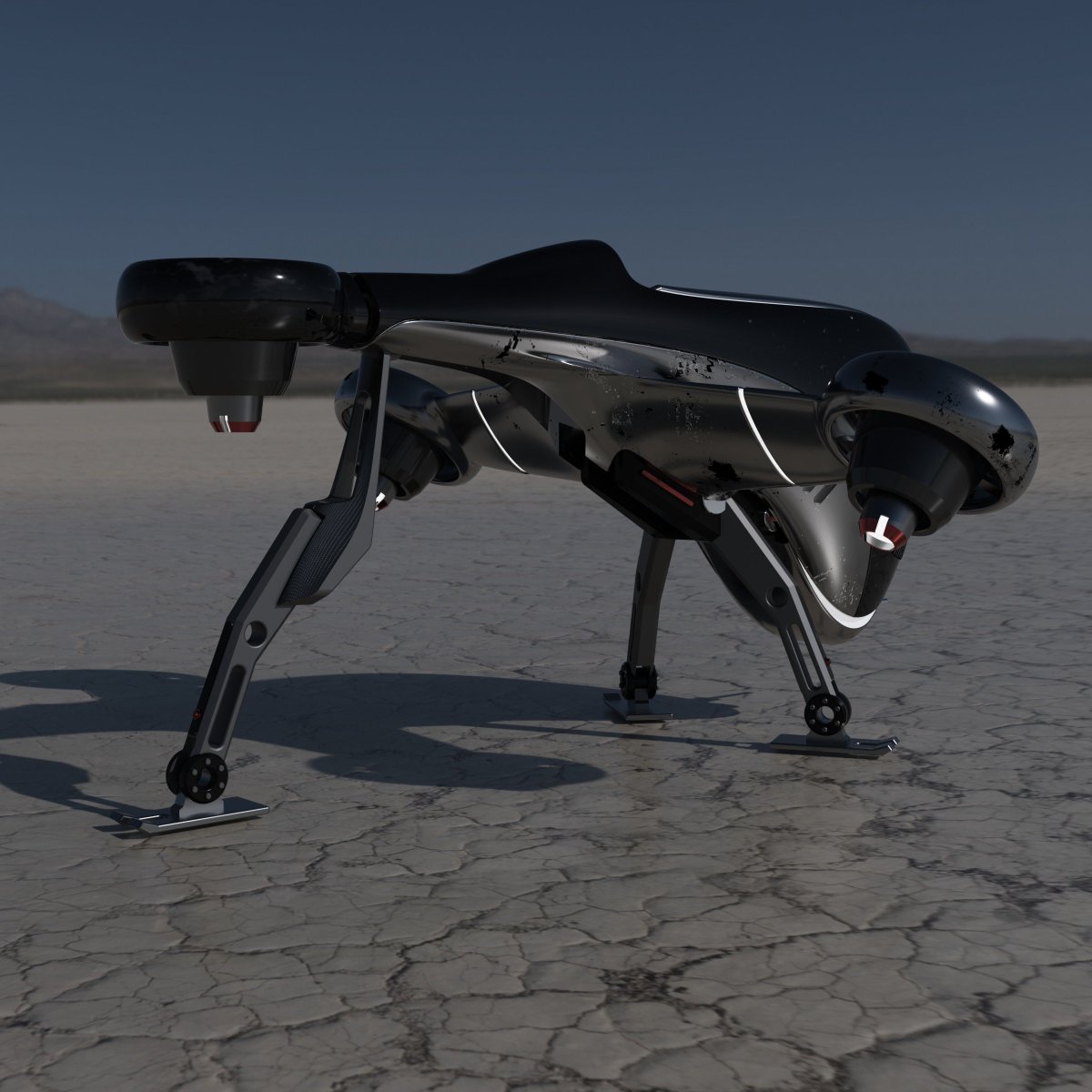 johnchrisharris's tweet photo. Drone modeled in #Fusion360 #DesignNow with @IDdesigns360 https://t.co/bvKCdEJtDM