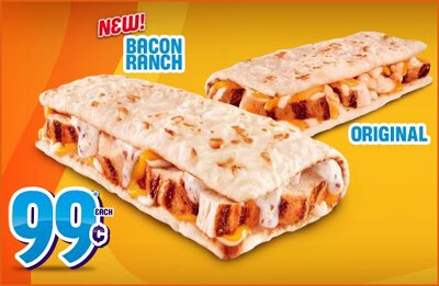 usrbinawk's tweet image. @tacobell True fans never forget! I'd order 4 of these at a time. Please make them 99¢ again! #chickenflatbread