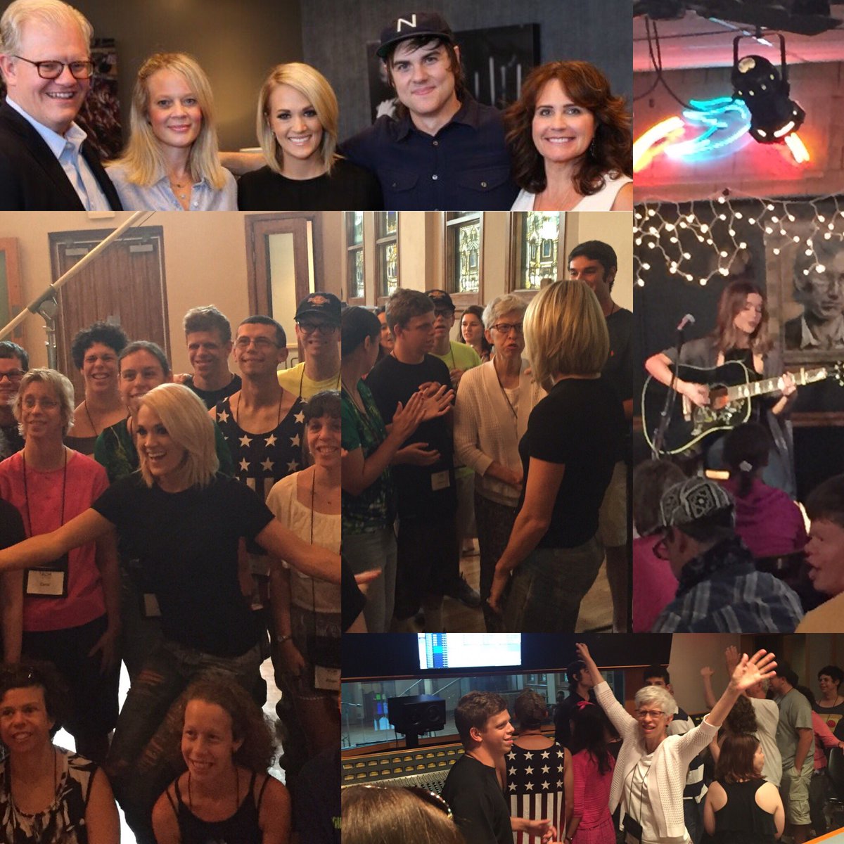 Stuart_Dill's tweet photo. An incredible day at the ACM Lifting Lives Music Camp - thanks to Carrie Underwood, Maren Morris and Ross Copperman https://t.co/sZI7sGsAmb