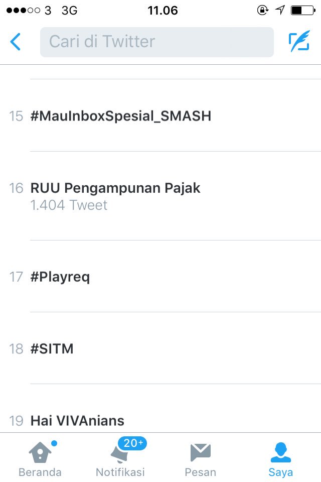 TTS_WIB's tweet photo. Wahhh antusias bgt sampai2 masuk TTI ke 15 yg ingin @smashindonesia dijadiin inbox spesial.. 👍🏾☺️ https://t.co/7MPxyIxICz