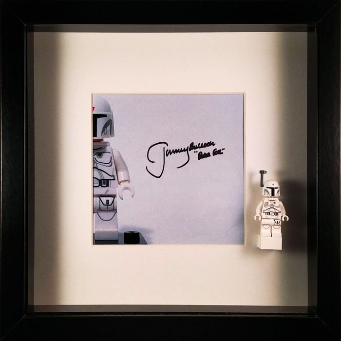 whitebobafett's tweet photo. #LEGO #WhiteBobaFett Framed Art by @Homey_nr7 https://t.co/0Eup81C7s7 #starwars #bobafett #bobafettprototype #LEGO https://t.co/lgTVThjX5P