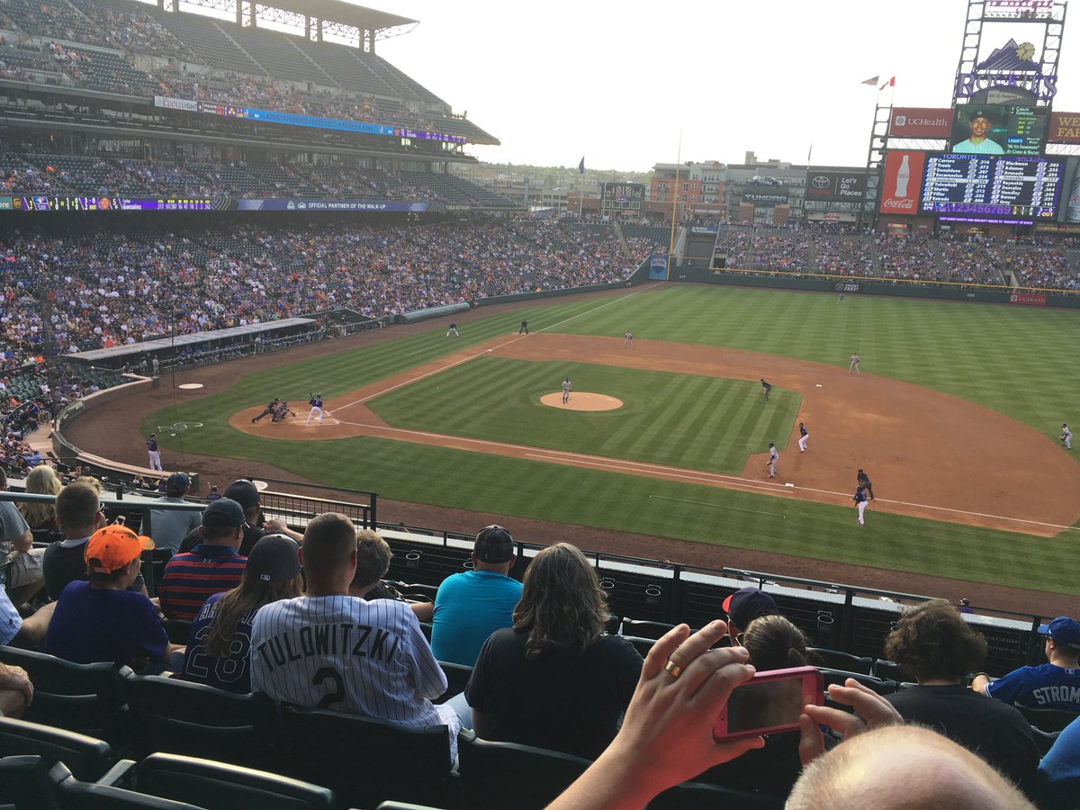 DanaBrown16's tweet photo. Thank you DEN Canada for the fun time and hospitality at the Blue Jays Game in Denver! #sd36learns @DiscoveryEd https://t.co/3XzhhEIegX
