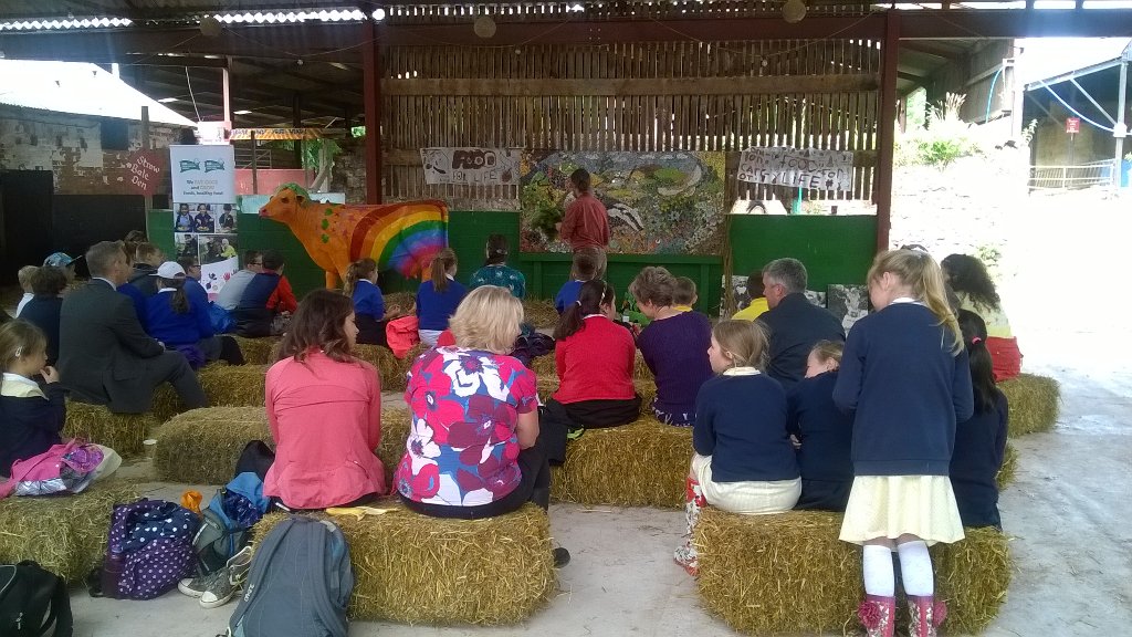 SchFoodDevon's tweet photo. Exciting times @westtownfarm for @SAfoodforlife awards celebration https://t.co/4rvZ7de0po