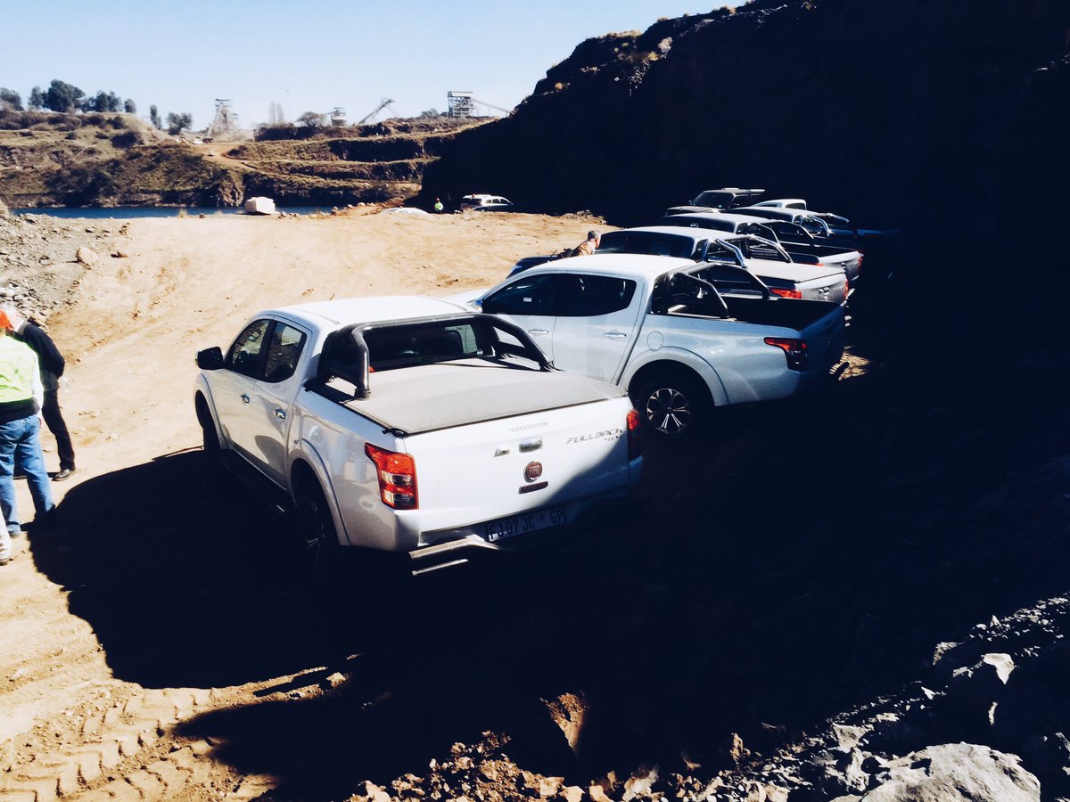 Fiat_SA's tweet photo. Both the 4x2 and 4x4 Fist Fullback models ready for the Drive and Ride. #FiatFullbackSA https://t.co/Fb4uZcOud9