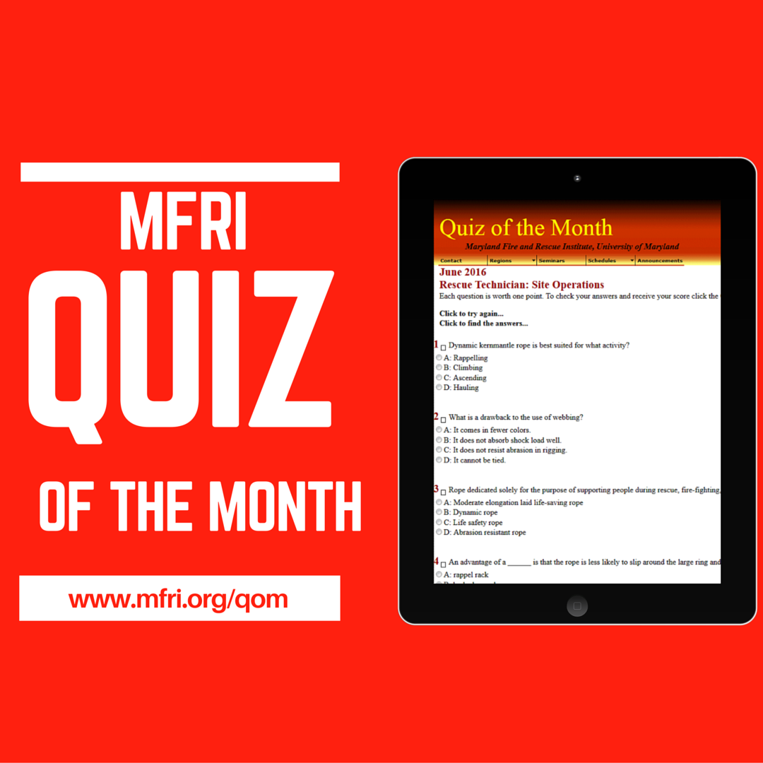 MFRI_UMD's tweet photo. Test your #rescuetech site ops knowledge with the #MFRIUMD Quiz of the month! https://t.co/yOfchEyaR0 #triviatuesday https://t.co/tX1WVJZmwv
