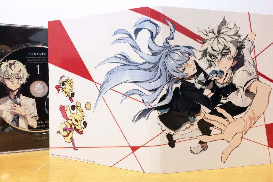 【BD&amp;DVD①発売中】キャラデザ・米山舞さん描き下ろし三方背ケースが目印！さらに中にはキャラ原案・三輪士郎さん描き下ろしデジジャケットという贅沢仕様です～！！
kiznaiver.jp/blu-ray_dvd/01…
#kizna