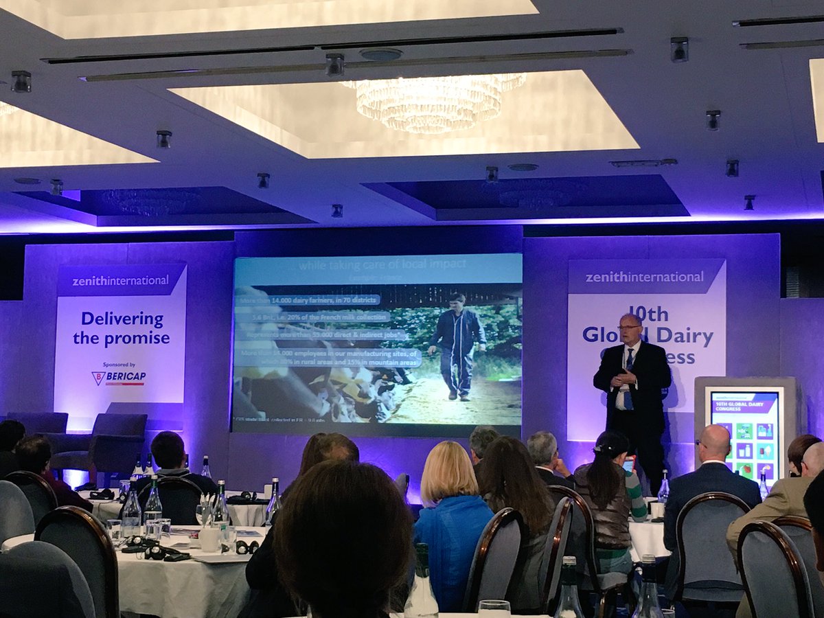 askzenith's tweet photo. First step in global expansion: secure milk procurement in emerging markets - @mnalet of Groupe Lactalis #2016GDC https://t.co/AzVpPg2C25