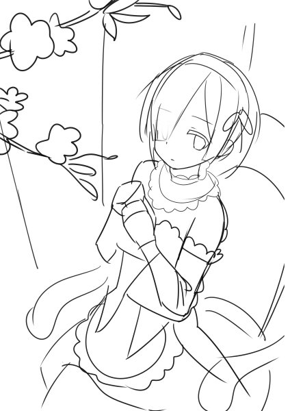 描き始めて10分はまだ適当(:3_ヽ)_ 