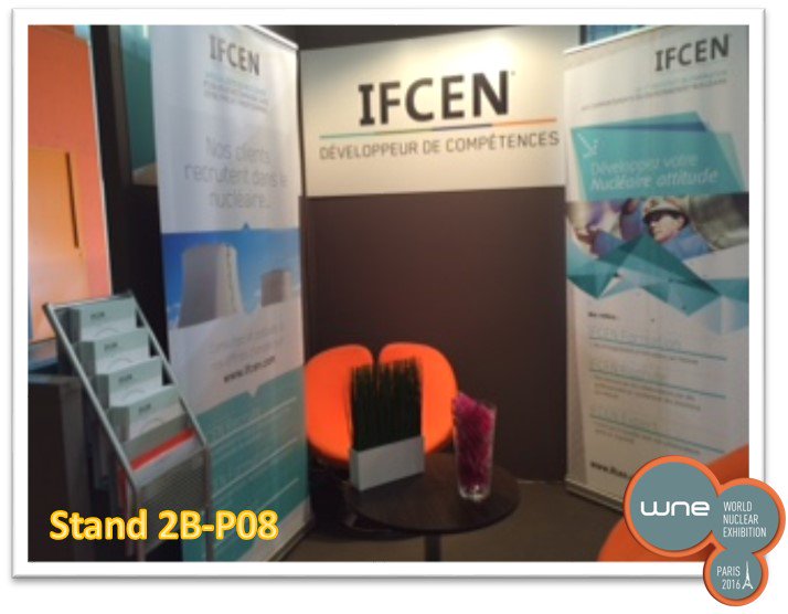 JOUR J ! Ouverture de <a href="/Exhibition_WNE/">WNE - World Nuclear Exhibition</a> au Bourget : venez rencontrer l'équipe d'IFCEN au Training Planet