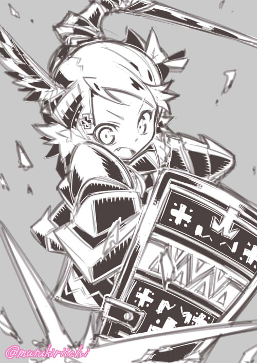 もっともっとらくがき創作。ファンタジー分を補給…(:3[_] 