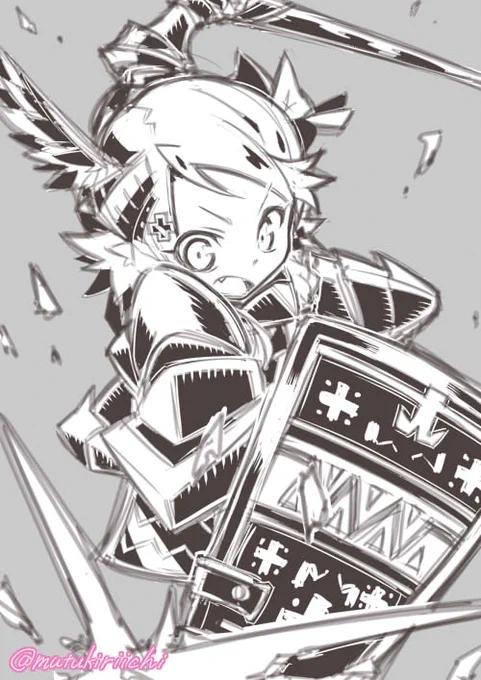 もっともっとらくがき創作。ファンタジー分を補給…(:3[_] 