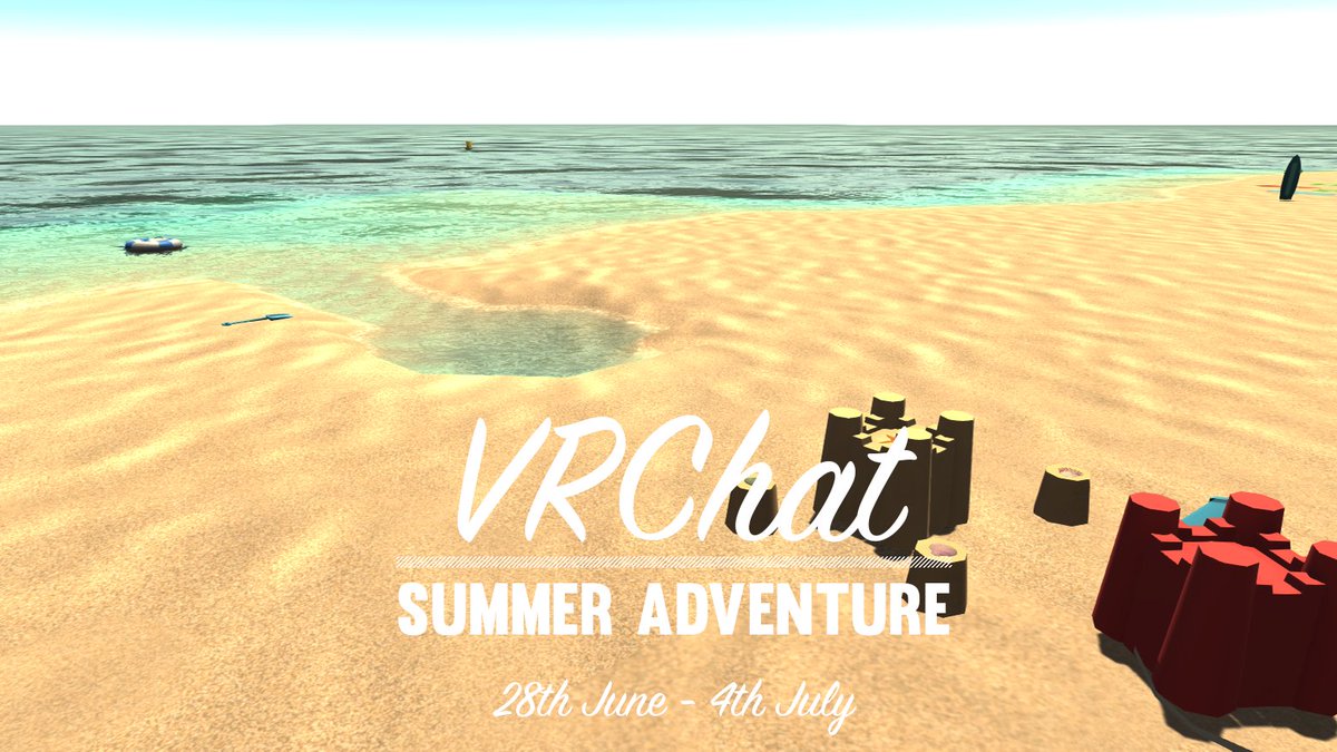 Summer Adventure starts today at 5pm EST.  Get your virtual bathing suits &amp; beach gear ready!