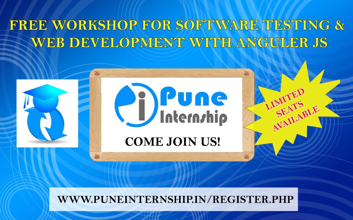 PuneInternship's tweet photo. Greetings from Pune Internship…!! #PuneInternshi #Classes #Pune
For Registration Click here: https://t.co/6Pw6xWUauw https://t.co/8uzujgw6PY