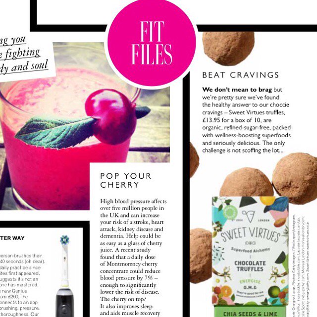 Sweet_Virtues's tweet photo. And here we are in @GraziaUK #fitfiles #chia&limetruffles 😍 https://t.co/QCcQ4JvIkr