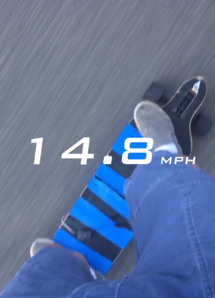 Prototype electric skateboard!! Super fun!