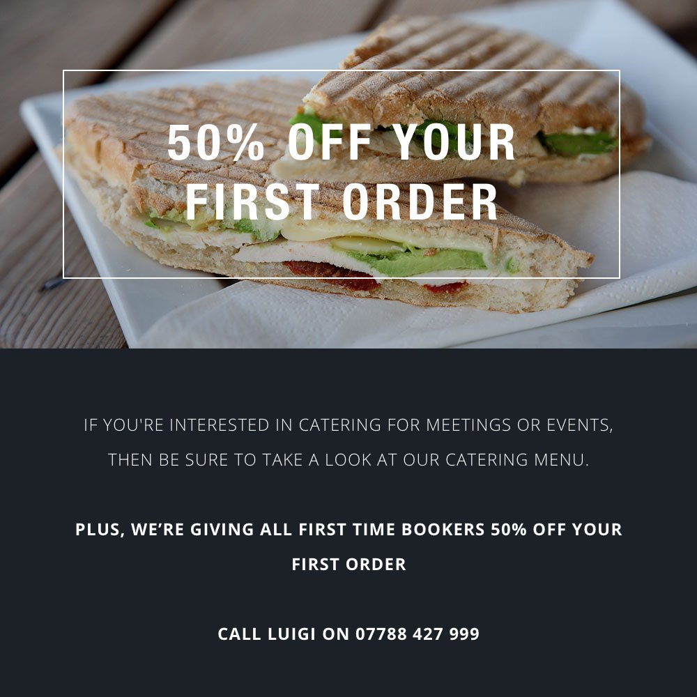 Interested in catering for meetings or events? Be sure to take a look at our catering menu - buff.ly/28XnJwg