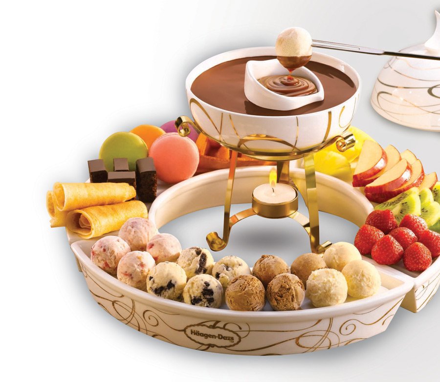 Before heading out to watch the Euro 2016 matches, come on over for a European Fondue #MadeinFrance #HaagenDazsIndia