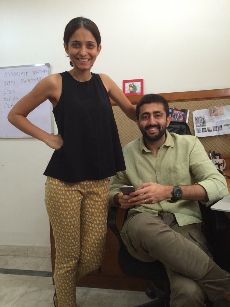Johannadialogue's tweet photo. @TheExpPlanner Last day in Indian office before going back! Following up on #Epex2016 with @k_dialogue @vishalnagdev https://t.co/UnrlnbGiAJ