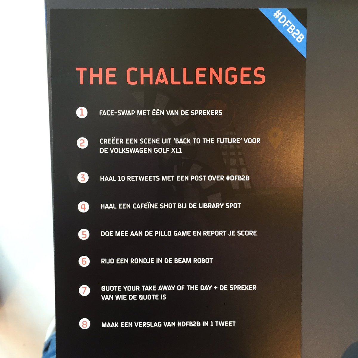 Doe jij mee aan onze challenge? :) #DFB2B