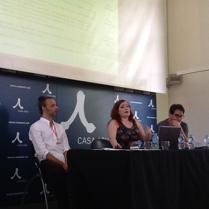 FEIAP's tweet photo. En la sala 2 de Casa Asia ya está en marcha el panel de Arte. https://t.co/B0uYeED7hG