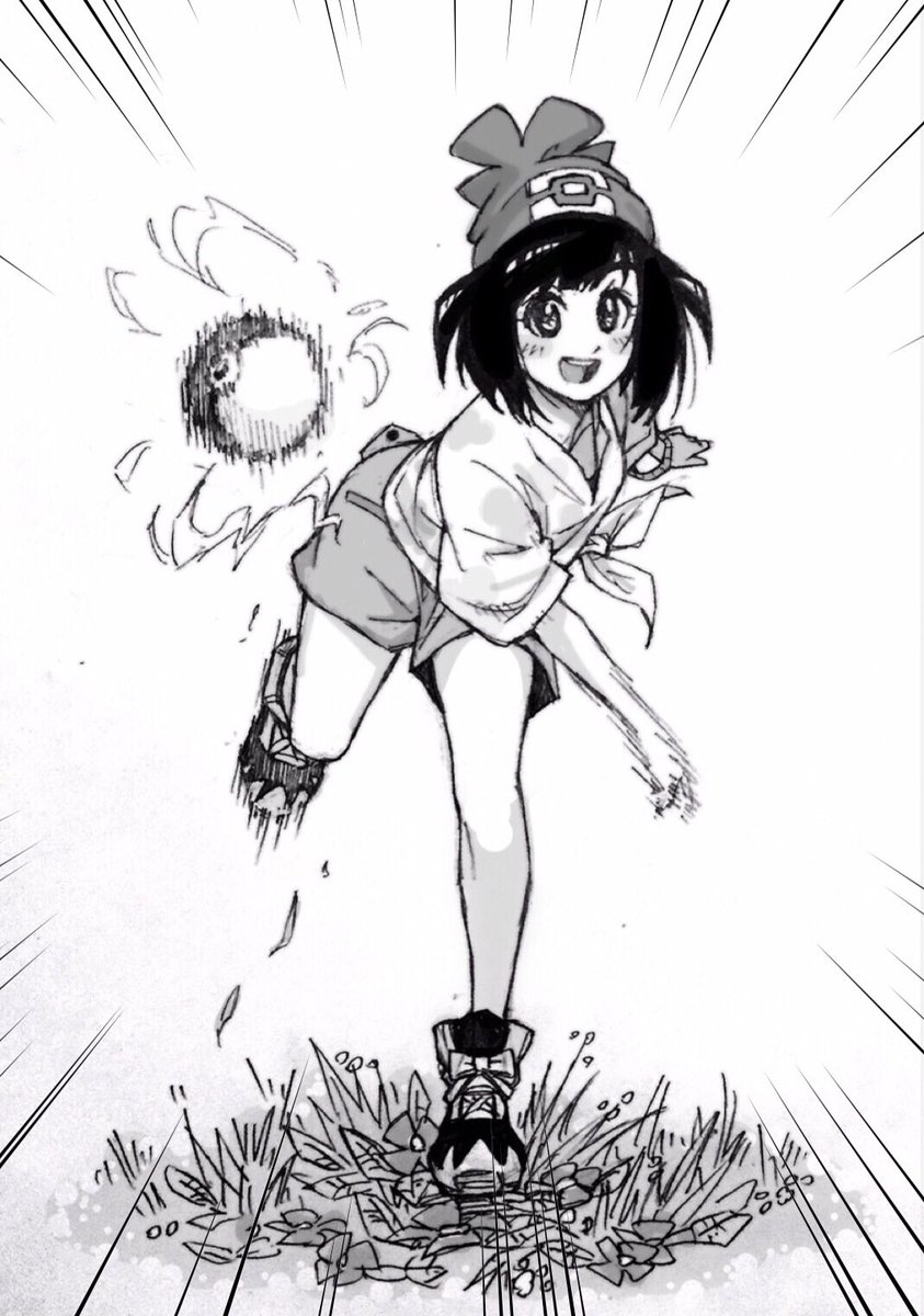 "ポケモンサンムーンの女主人公"のリクエストがあったので、ポケモンを1ミリしか知りませんが描いてみました。 