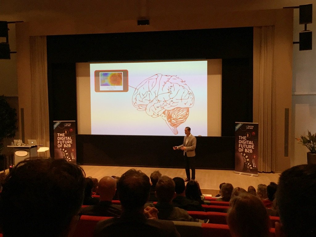 Here we go! #dfb2b we beginnen gelijk met #neuromarketing door Roeland Dietvorst