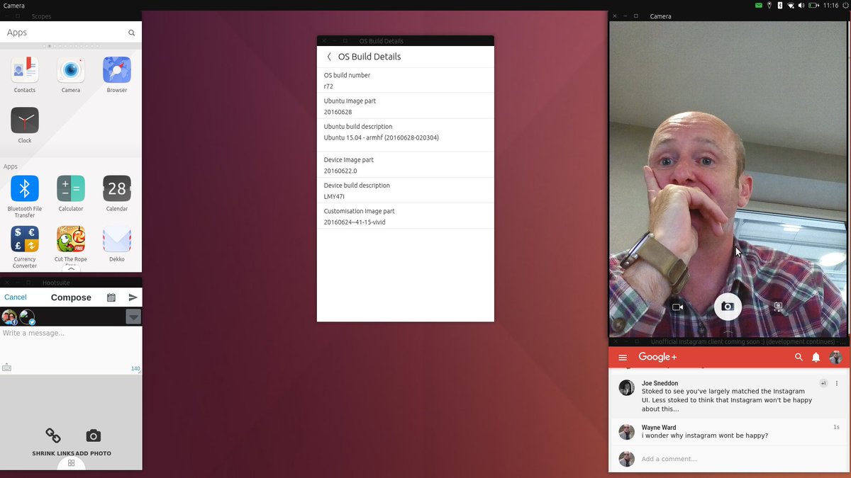 waynepaulward's tweet image. rc-proposed ubuntu touch cooler, ubuntu 15.04 - r72 - now has on screen keyboard with libertine apps #ubuntutablet
