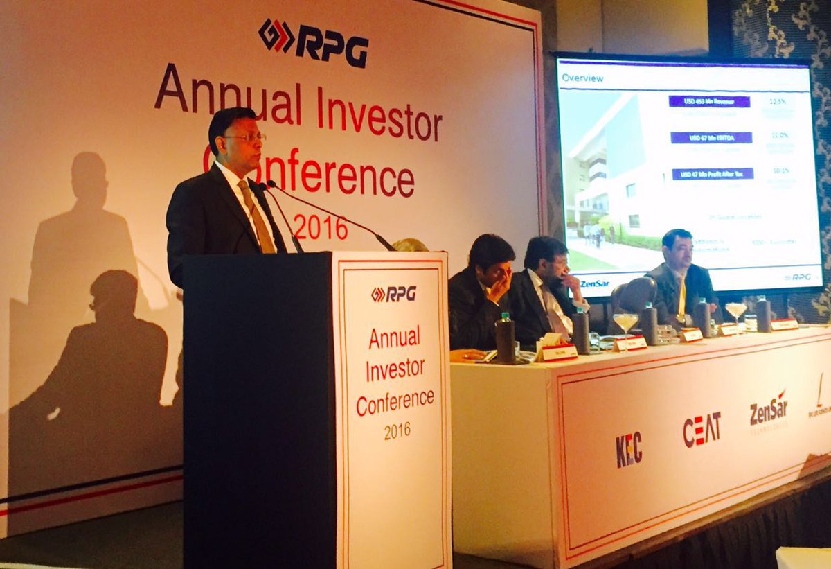 Zensar's tweet photo. Zensar at the @RPGEnterprises #AnnualInvestorConference2016 https://t.co/wfibq9iFMK