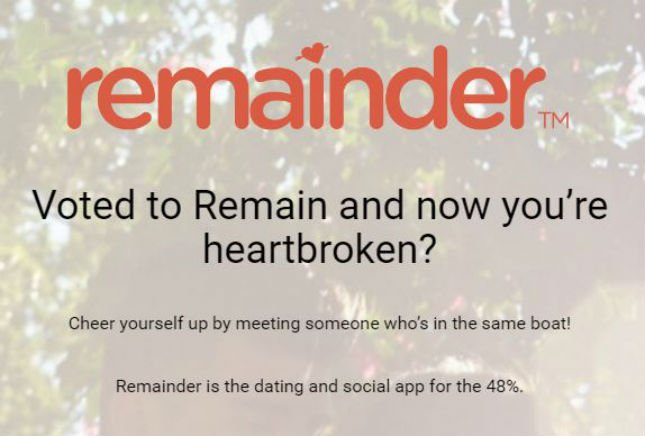There's a new dating app for heartbroken people who voted Remain i100.io/0uq40dh
