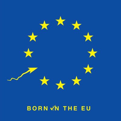 avaltat's tweet photo. Love this!!! - thanks @karmel80 :-) #bornintheEU #EUref #Brexit #NotInOurName https://t.co/4Mblz58i8s