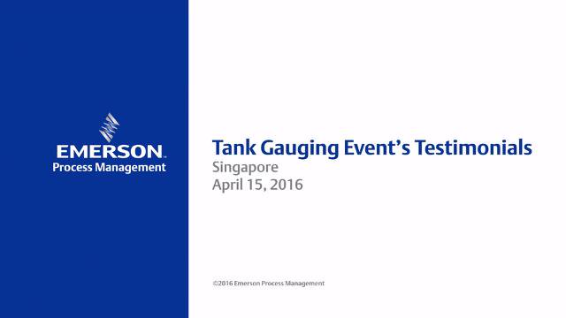 EmersonProc_AP's tweet photo. Here's a testimonial video of our customers who attended Tank Gauging Event in Singapore. https://t.co/I0B2UCcIHt https://t.co/u4HuQypQxj