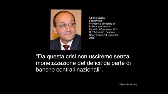 molumbe's tweet photo. A chi conviene che uno stato in crisi economica non possa stampare per finanziare deficit?
All'Europa dei banchieri https://t.co/Syc0jItWgu