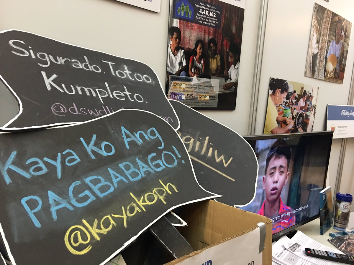 KayaKoPH's tweet photo. Kaisa ang @pantawidpamilya sa Kabisig Phil. Gov't Expo sa pagbibigay kamalayan ukol sa mga serbisyo ng pamahalaan https://t.co/TBoihsHVhH