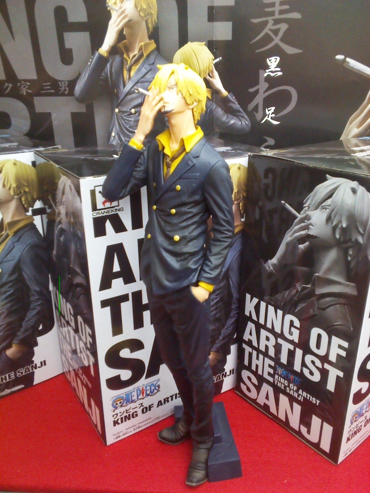 ラウンドワンスタジアム福島店 ワンピース最新フィギュア入荷しました めっちゃかっこいいサンジのフィギュアですよ タバコまでキレイに仕上がってます ぜひ ラウンドワン福島店フィギュアコーナーで ラウワン Onepiece T Co
