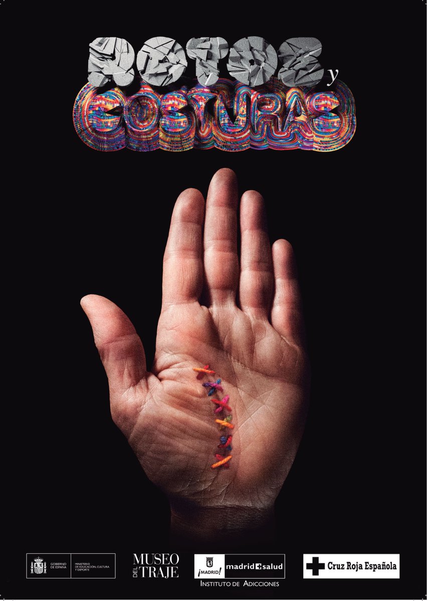 CruzRojaMadrid's tweet image. Cuando el arte ayuda a superar #adiciones: #RotosyCosturas en @MuseodelTraje a 12h @madridsalud #arteterapia
