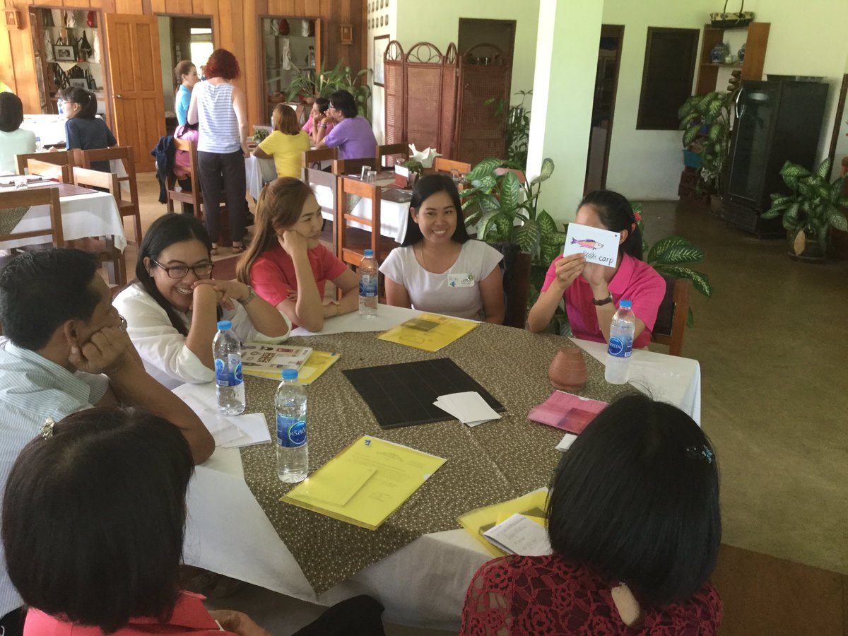 KellyThorp's tweet photo. Training Thai teachers in inclusion and language strategies. Day 1 was a success! @mssoxford @mason8786 #wis_hk https://t.co/FIUADtOGfp