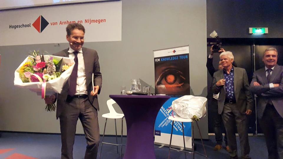 HANnl's tweet photo. Hartelijk dank @J_Dijsselbloem voor uw komst naar @HANFEM #femknowledgetour en het beantwoorden van de vele vragen. https://t.co/PKbOxX4ldR