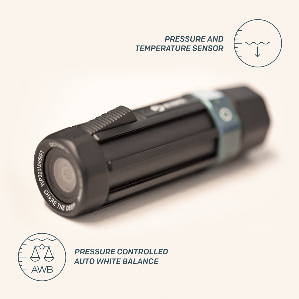 Octospot Dive Camera, with pressure controlled auto white balance. No filters needed! octospot.com #dive