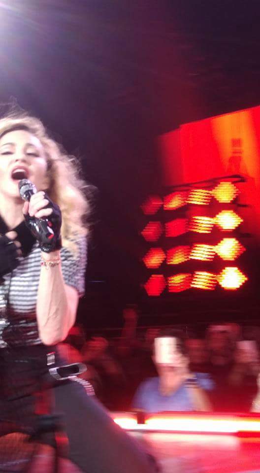 MadonnaLoveDale's tweet photo. @iamoppose Hi thanks for following me  @Madonna She is proud of me and support me also. At  #RebeHeartTour https://t.co/o7UC57S8lY