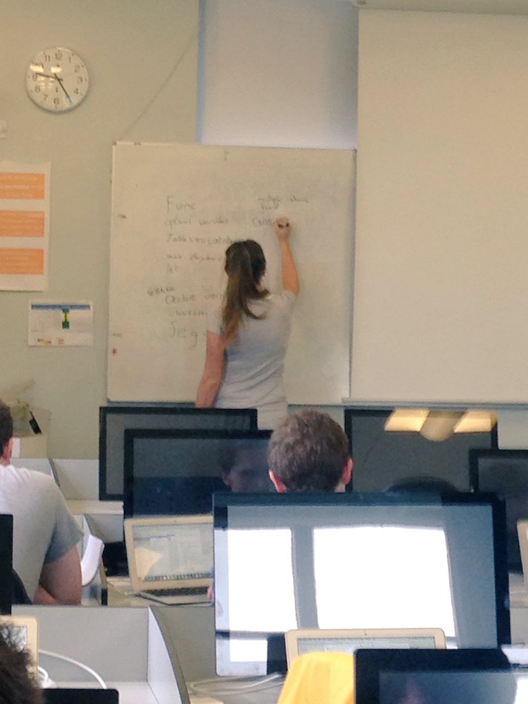 KainosAcademy's tweet photo. Recapping on our first day. Our AppCampers have learnt lots already! #AppCamp2016 https://t.co/zBnqz6TewY